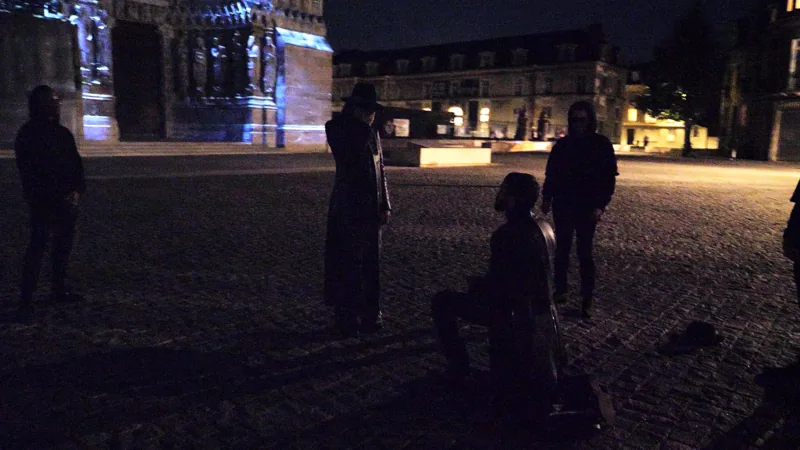 S.elf L.ess — ceremony outside Notre-Dame Cathedral, Reims